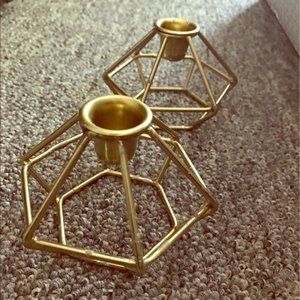 Rustic candle holders